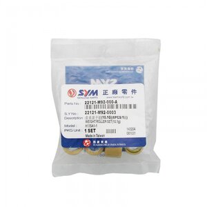 Válečky 18x14 9,6g i pro SYM Joyride 125 Válečky 18x14 9,6g i pro SYM Joyride 125