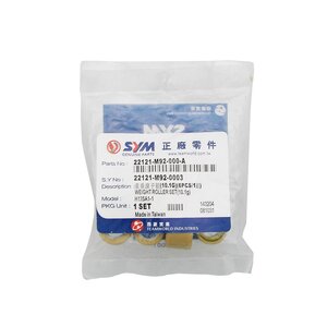 Válečky variátoru - 18x14 - 10,1g 6 kusů Originál SYM