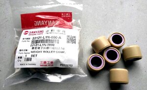 Válečky variátoru - 20x15 - 12,5g 6 kusů Originál SYM