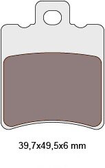 Brzdové obložení organické pro Aprilia Malaguti MBK Piaggio Yamaha Brzdové obložení organické pro Aprilia Malaguti MBK Piaggio Yamaha