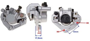 Brzdový třmen XT50QT-5 KOS přední