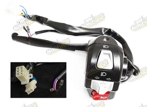 Přepínač levý s brzdovou páčkou verze 6+2+2