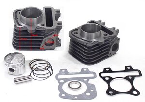 Válec pro skútry Piaggio 50cc 4T 4V na 70cc racing