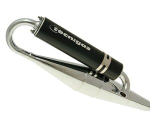 Výfuk Tecnigas Next-R Chrom pro Minarelli ležatý