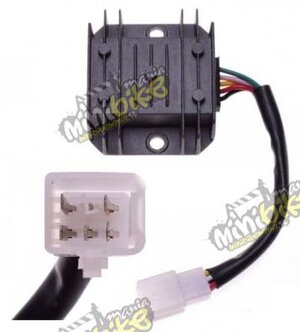 Regulátor dobíjení na skútry a ATV 4kontakt 5kontakt Regulátor dobíjení na skútry a ATV 4kontakt 5kontakt