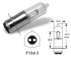 Žárovka 12V 25/25W P15d-25-3 NARVA