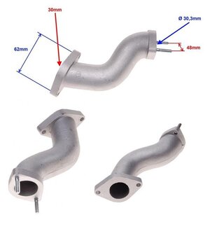 Příruba karburátoru příruba pro motory CG200 a CG250