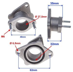 Příruba karburátoru PZ27 Příruba karburátoru PZ27