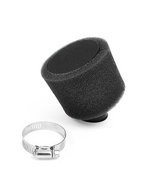 Vzduchový filtr 48-50mm 45° molitanový černý