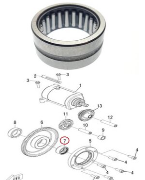 Ložisko jehlové RNA49/22 30401-02800 Ložisko jehlové RNA49/22 30401-02800