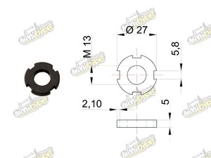 Matice na spojku 110-150ccm M13x1