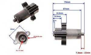 Napínák rozvodového řetězu Shineray XY300STE