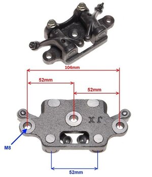 Vahadla pro motor Shineray ATV250 STXE Vahadla pro motor Shineray ATV250 STXE