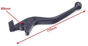 Brzdová páčka levá ATV110 ATV125 kotoučové přední brzdy