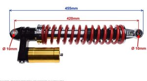 Tlumič pro Shineray XY250ST-9C automat 42cm přední Tlumič pro Shineray XY250ST-9C automat 42cm přední