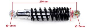 Tlumič zadní 270mm ATV110 ATV125 nastavitelný Tlumič zadní 270mm ATV110 ATV125 nastavitelný