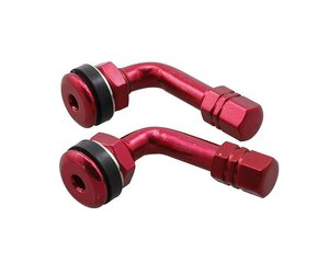 Ventil na disk šroubovací [90°] - červený PVR70