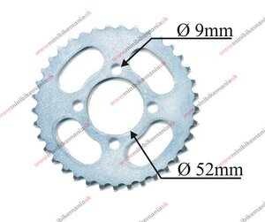 Rozeta 37z na 420 řetěz pro ATV a pitbike110/125