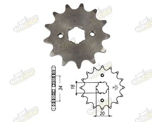 Záběrové kolečko 13z řetěz 530 20mm pro motory CG200/250