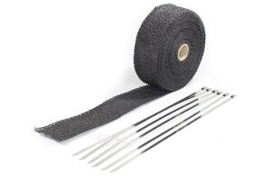 Páska na izolaci horkých částí - výfuk 1,5x50mm 10 metrů černá Páska na izolaci horkých částí - výfuk 1,5x50mm 10 metrů černá