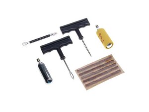 Sada na opravu bezdušových pneumatik s CO2