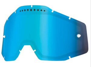 Sklo 100% dvojité Anti-Fog Blue Mirror Sklo 100% dvojité Anti-Fog Blue Mirror