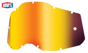 Sklo 100% zrcadlové červené Anti-Fog lens Acurri2 Strata2 mini