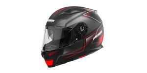 Helma APEX FUSION, CASSIDA - ČR ČERNÁ MATNÁ/ČERVENÁ FLUO/BÍLÁ, BALENÍ VČETNĚ PINLOCK FÓLIE-M