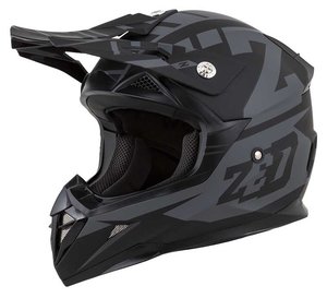 Dětská helma X1,9D ZED šedá matná/ černá L