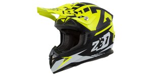 Dětská helma X1,9D ZED žlutá fluo/černá/bílá M