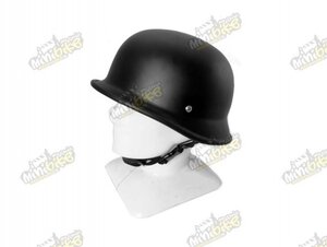 Přilba německá armáda černá matná -XXL