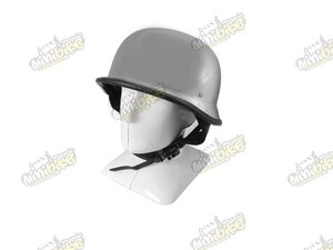 Německá helma chromová - zrcadlový lesk L