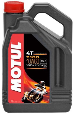 Motul 7100 10W60 4L olej doporučený do motocyklů KTM Motul 7100 10W60 4L olej doporučený do motocyklů KTM