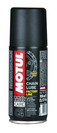 Sprej na řetězy C4 MOTUL Chain Lube Road+ 100ml