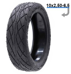 Pneumatika 10x2,5-6 elektrokoloběžky s pěnou proti propíchnutí - bezdušová Pneumatika 10x2,5-6 elektrokoloběžky s pěnou proti propíchnutí - bezdušová