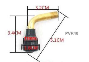Venti na diskl pro bezdušové pneumatiky na koloběžkách PVR40 zahnutý Venti na diskl pro bezdušové pneumatiky na koloběžkách PVR40 zahnutý