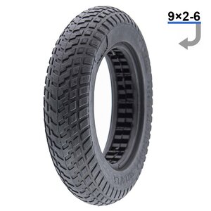 Pneumatika 9x2-6 plná Pneumatika 9x2-6 plná