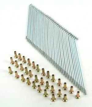 Špice - výplet pro kolo 17" Betka 3,2x161/160,5mm 36ks Špice - výplet pro kolo 17" Betka 3,2x161/160,5mm 36ks