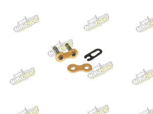 Řetězová spojka pro řetěz DID 428NZ-FJ zlatá Řetězová spojka pro řetěz DID 428NZ-FJ zlatá