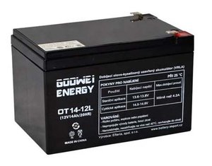 Akumulátor 12V 14Ah pro elektromotory 6-DZM-12 rozměry jako 12Ah akumulátor