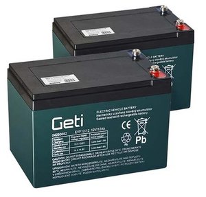 Akumulátor 12V pro elektromotory 6-DZM-12 rozměry jako 12Ah akumulátor