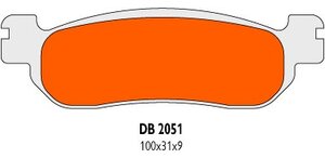 Brzdové obložení Delta Braking DB2051RDN