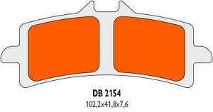 Brzdové obložení Delta Braking DB2154RDN DB2154RDN