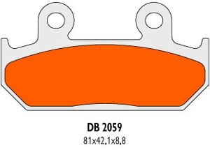 Brzdové obložení Delta Braking Sinter DB2059RDN Brzdové obložení Delta Braking Sinter DB2059RDN