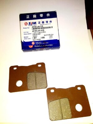 Brzdové obložení SYM MaxSym400 600