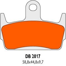 Brzdové obložení Delta Braking Sinter DB2017SRN
