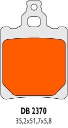 Brzdové obložení Delta Braking Sinter DB2370SRN