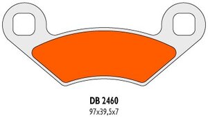 Brzdové obložení Delta Braking Sinter DB2460QDN Brzdové obložení Delta Braking Sinter DB2460QDN