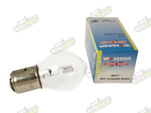 Žárovka 12V 25/25W BA20D Waigeer Žárovka 12V 25/25W BA20D Waigeer