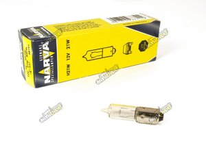 Žárovka do směrovek NARVA 12V 21W BAY9s Žárovka do směrovek NARVA 12V 21W BAY9s